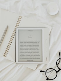 white book page on white textile