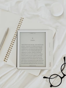 white book page on white textile