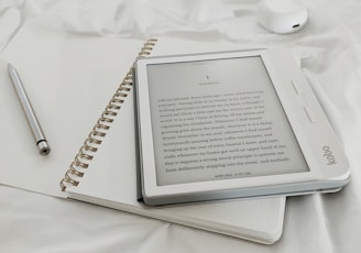 white book page on white textile