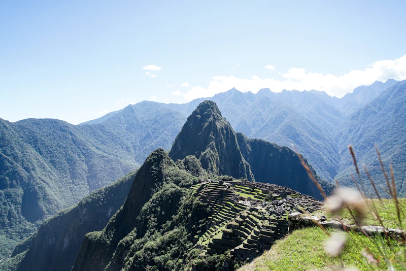 The classic view of Machu Picchu and Huayna Picchu