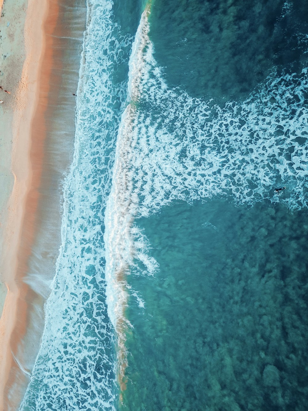 aerial view of beach during daytime