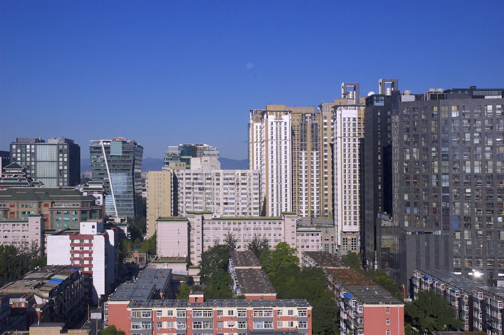 white and brown concrete buildings under blue sky during daytime