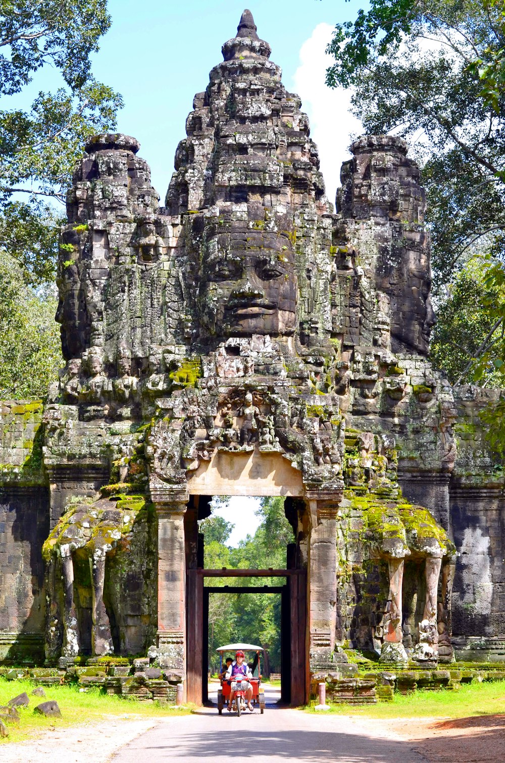 gray concrete ancient ruins near green trees during daytime