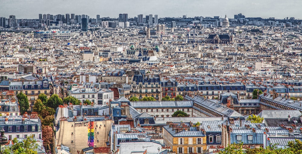 aerial view of city buildings during daytime