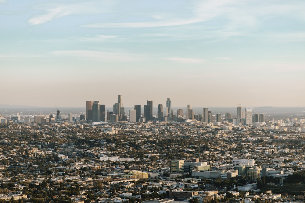 Skyline der Stadt tagsüber unter blauem Himmel