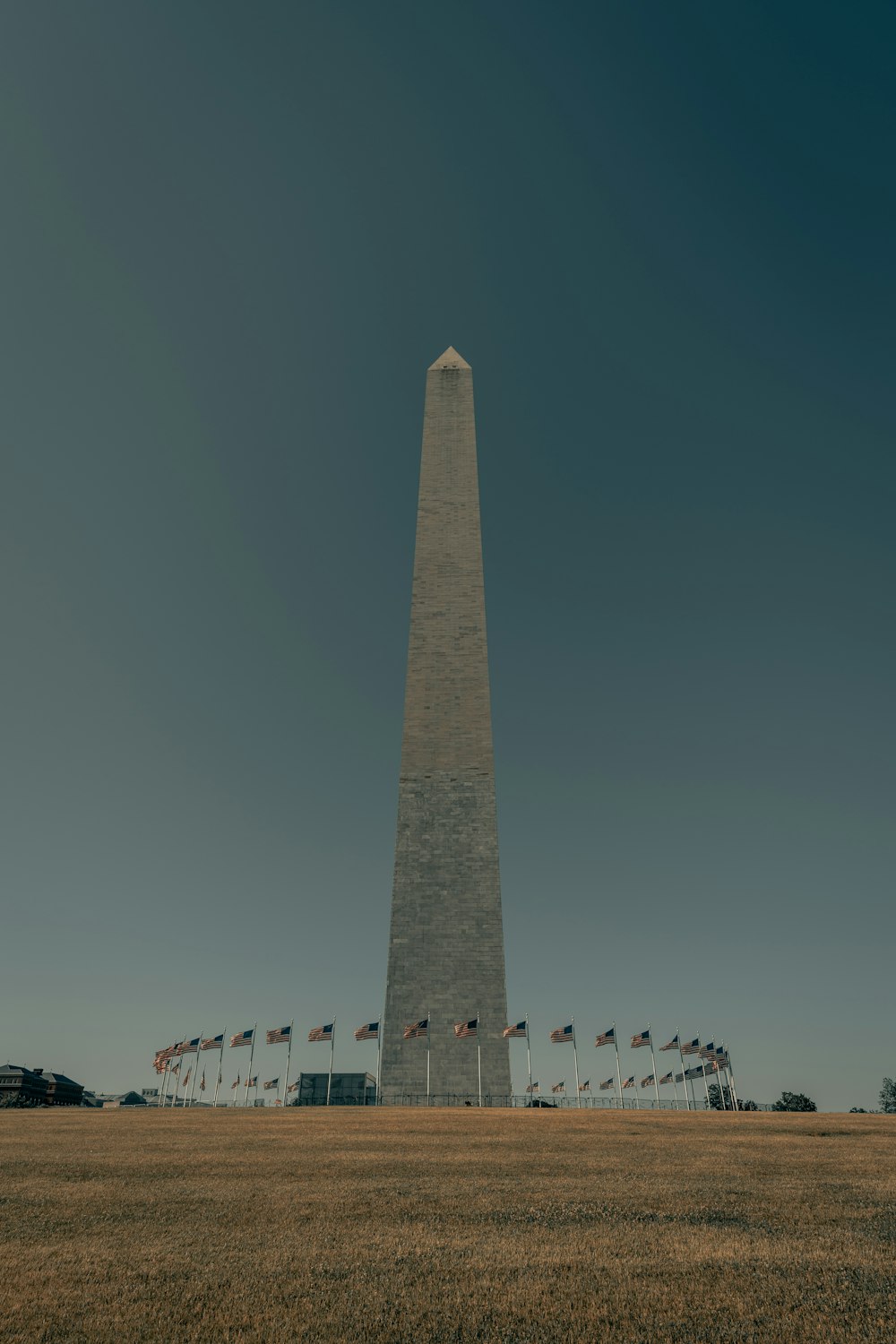 gray concrete tower under gray sky