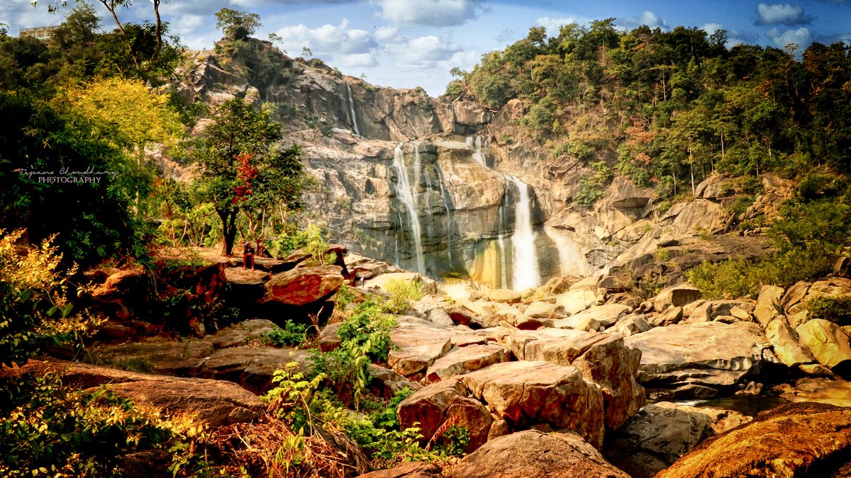 Waterfalls in the forests near Ranchi, Jharkhand