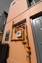 yellow and gray metal pipe