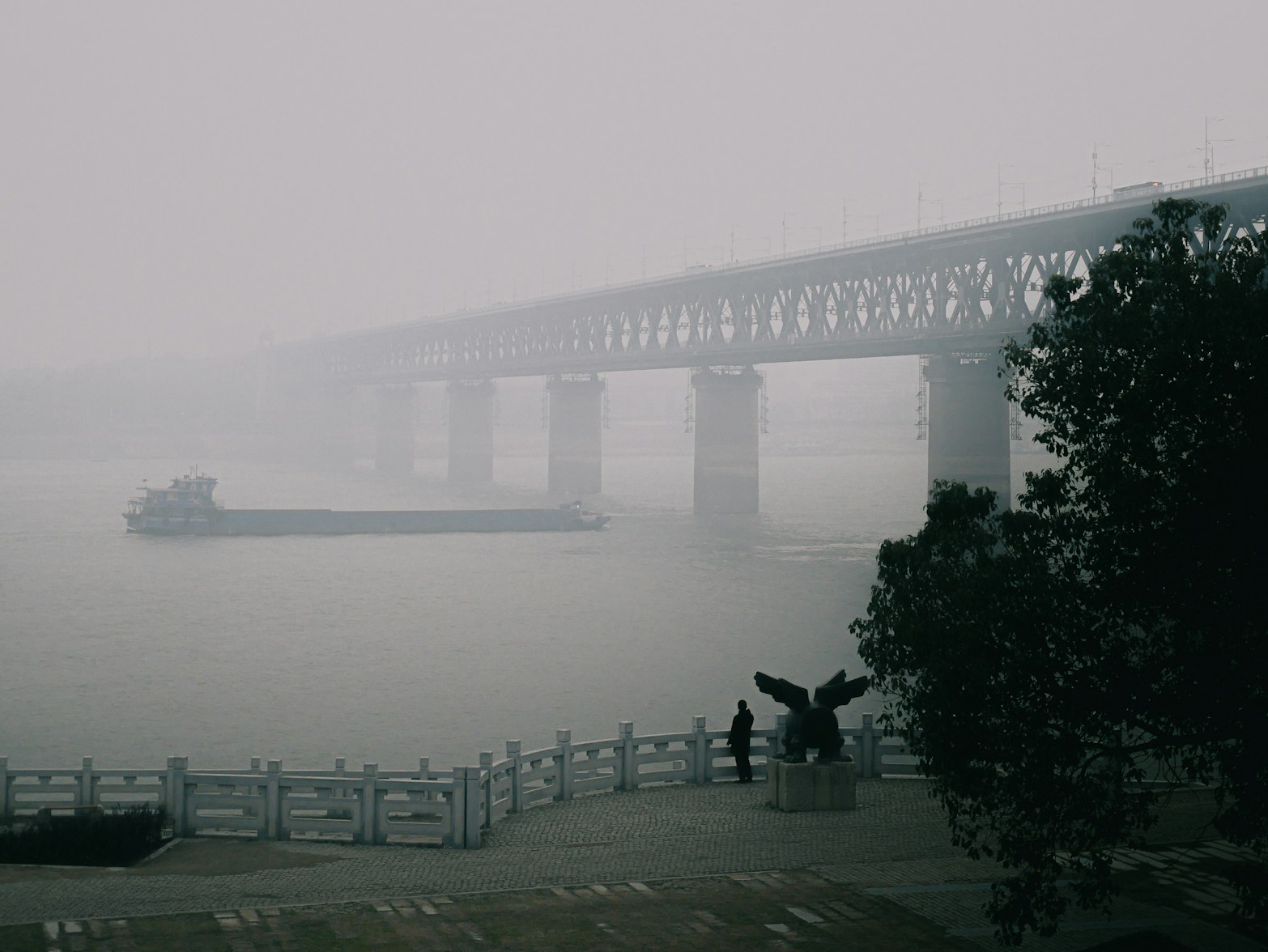 A bridge in Wuhan, China (Dongsh via Unsplash)