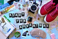 black and silver dslr camera on table