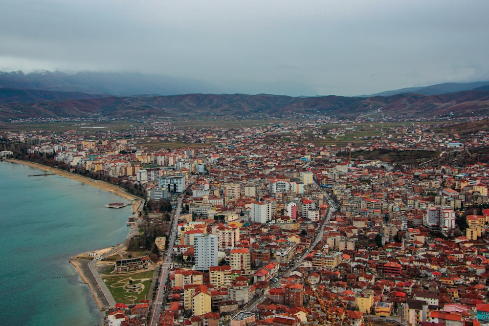 aerial view of city buildings during daytime