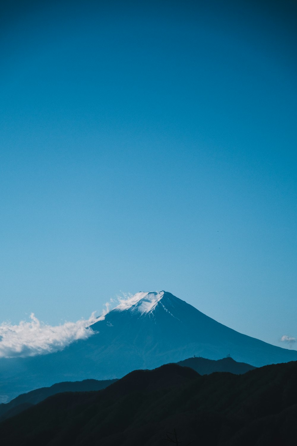 snow covered mountain under blue sky during daytime