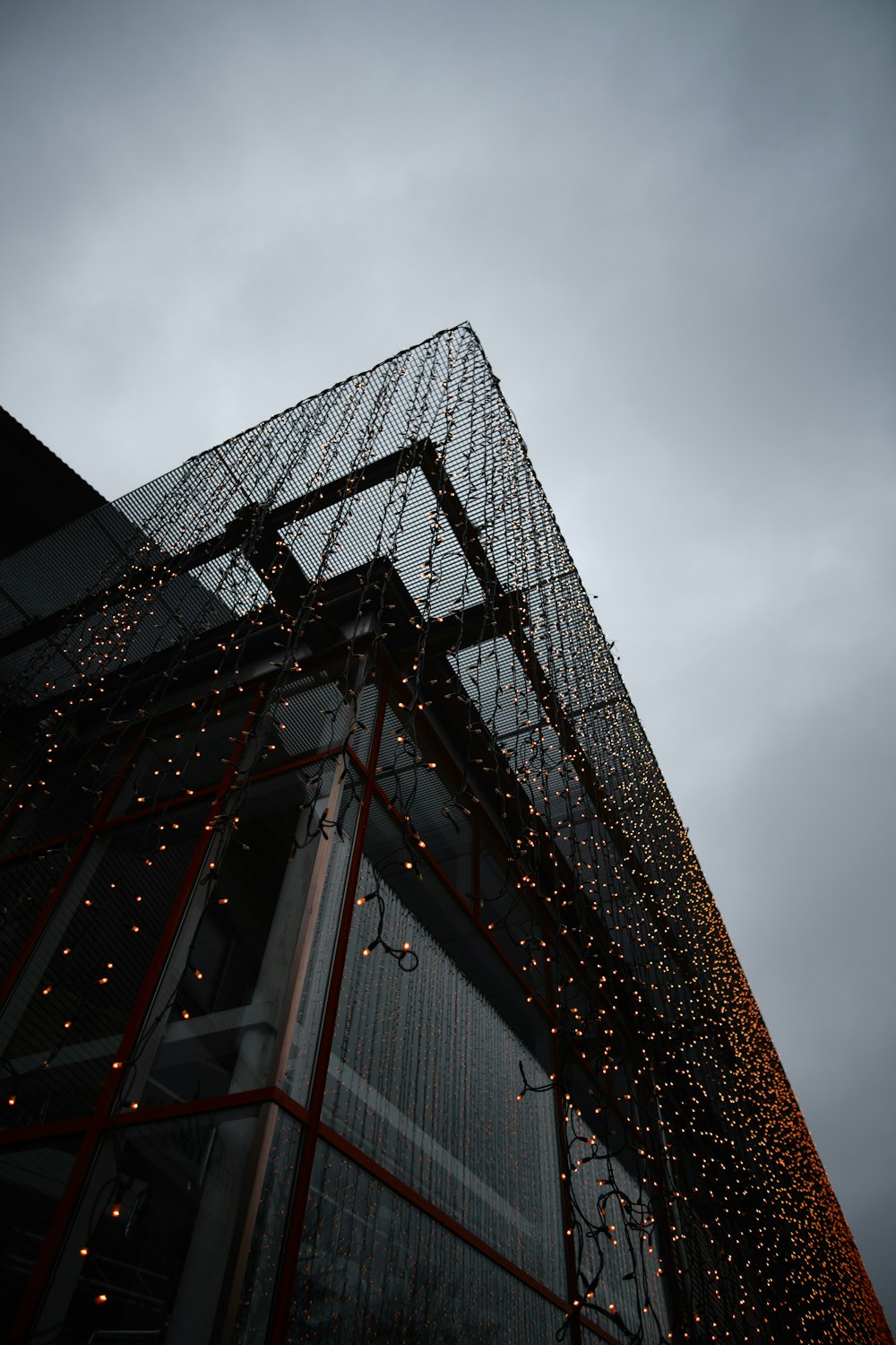 black and brown building under white sky