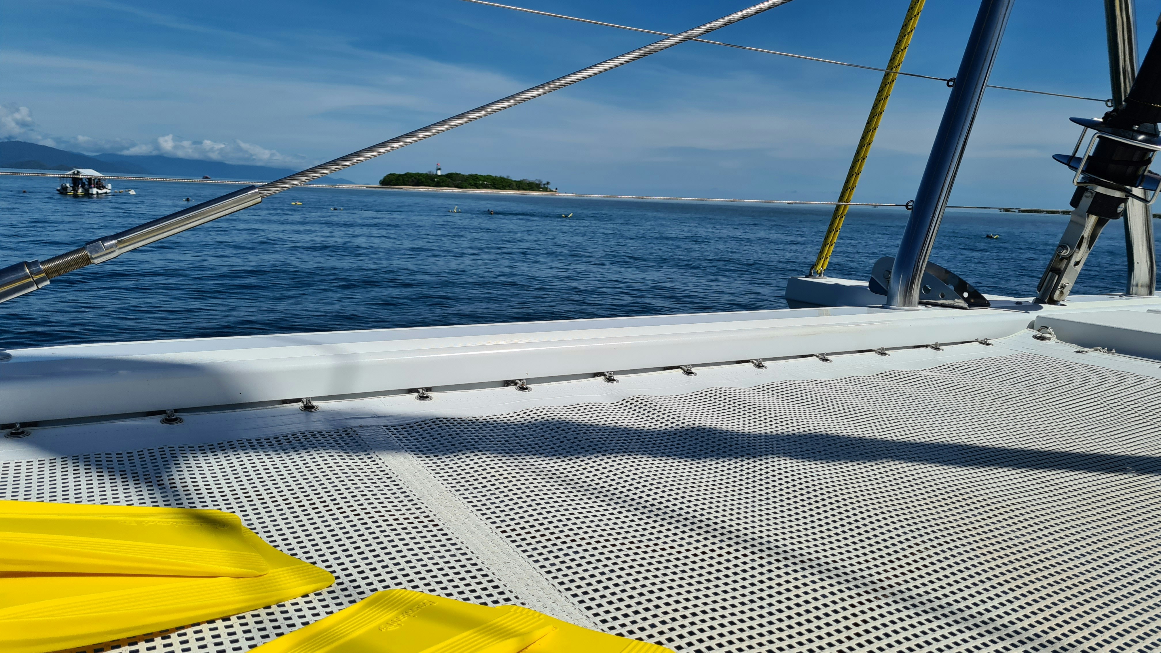 Diving off the Great Barrier Reef in Far North Queensland, Australia