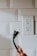 black usb cable plugged in white electric socket
