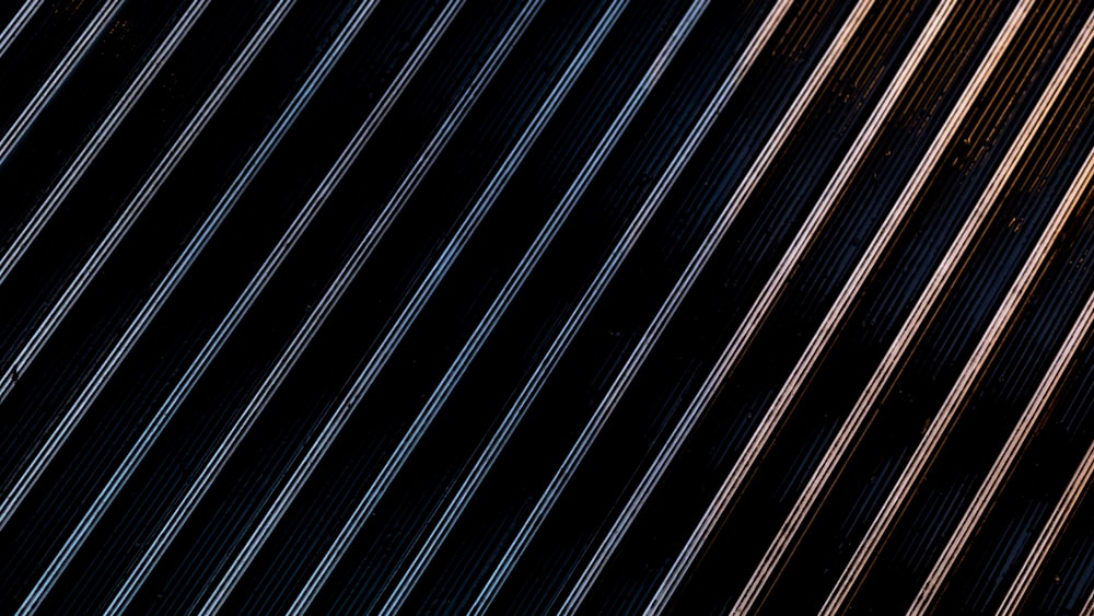 black and white striped textile