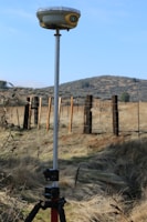 black and gray electric post