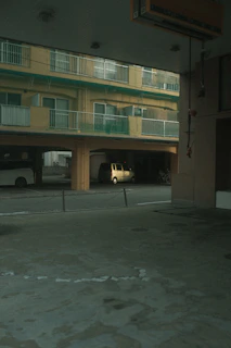 A locksmith van parked outside a cozy home under soft, warm lighting.
