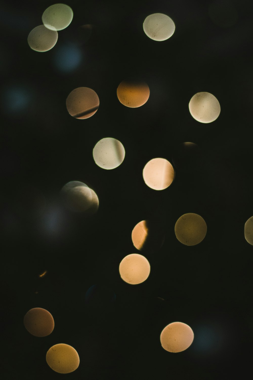 bokeh photography of yellow lights