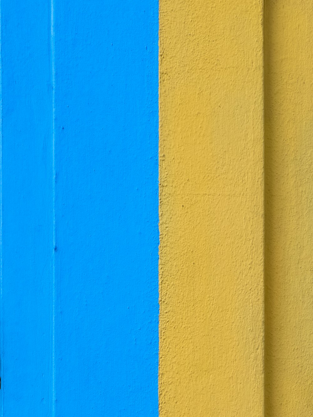 blue and yellow painted wall