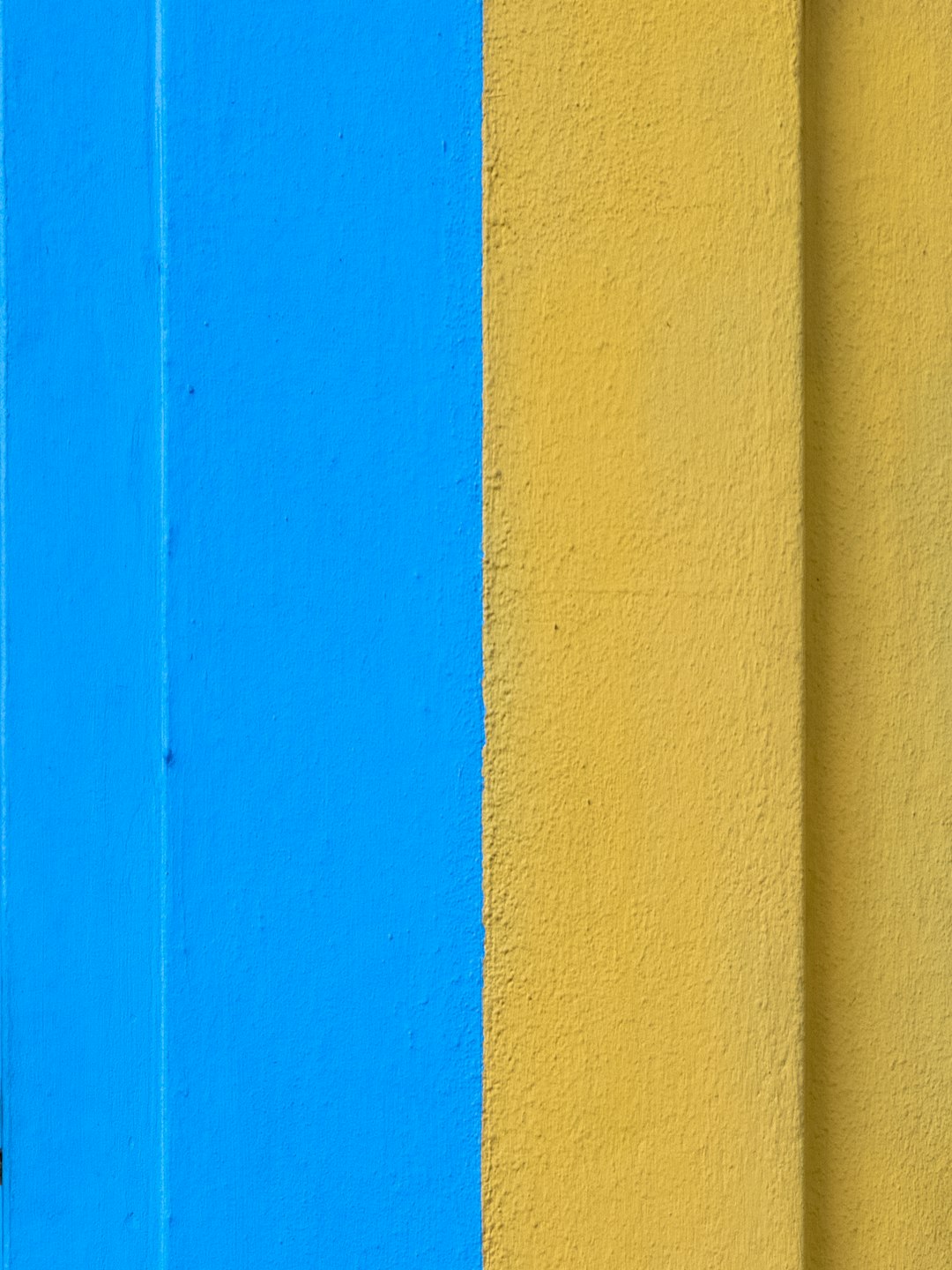 blue and yellow painted wall