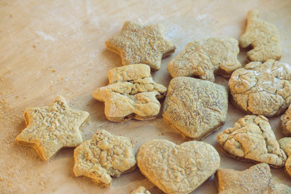 Small baked turkey training treats