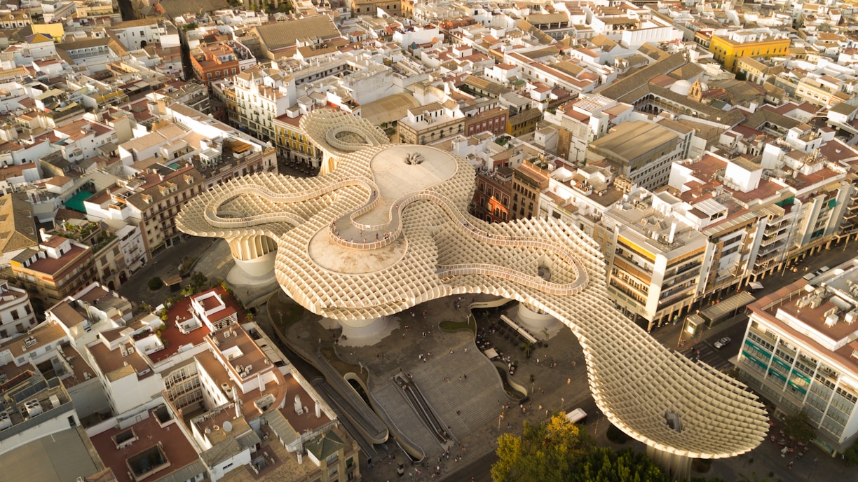 Imagen de las Setas de Sevilla, Metropol Parasol Sevilla. OSTRAS y TAPAS en Sevilla