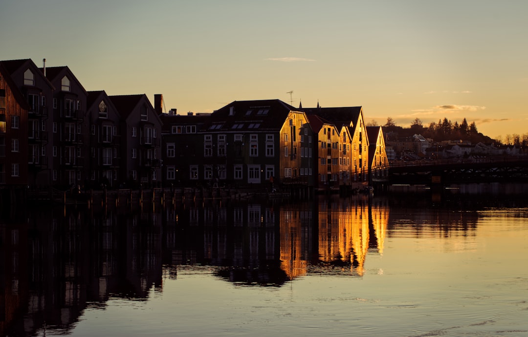 brown and white concrete building beside body of water during daytime