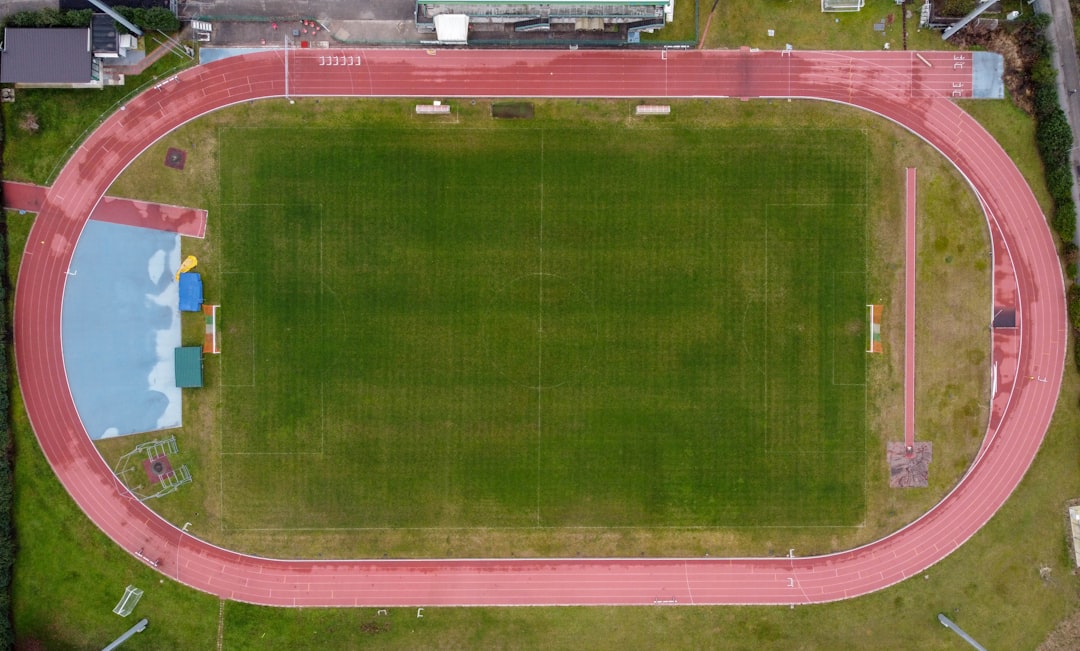 Football field. Shot with DJI Mini 2.