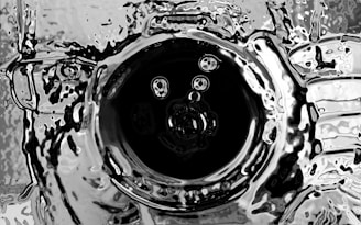 water drops on glass surface