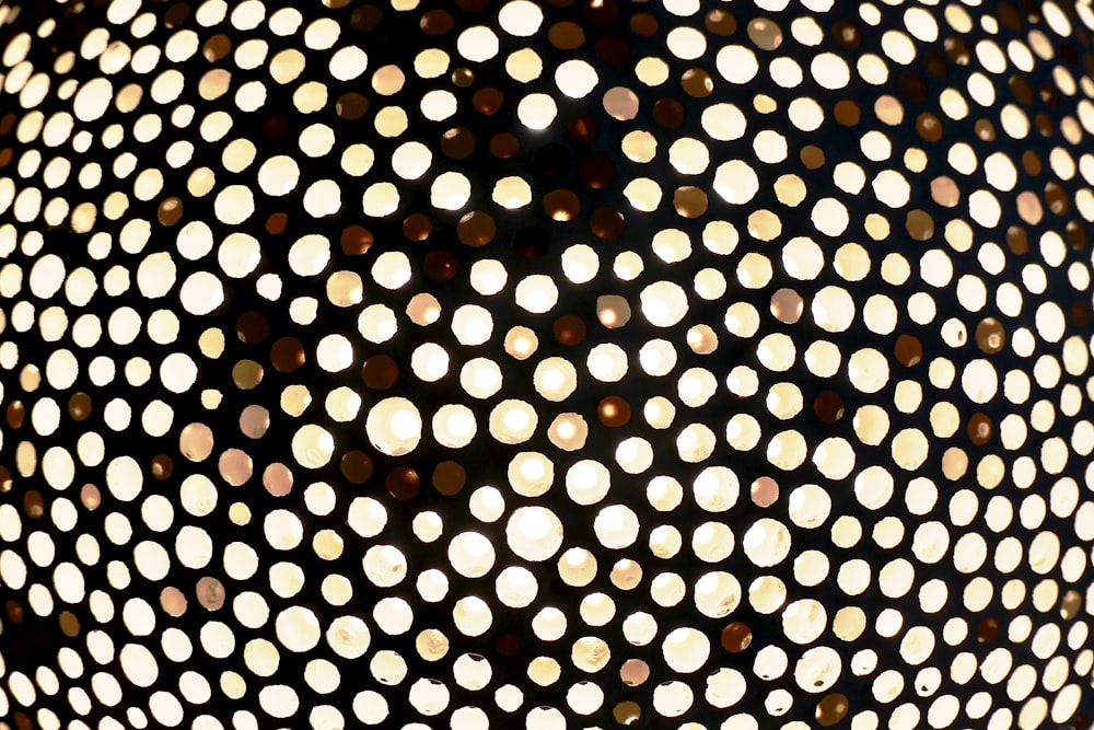 schwarz-weißes Polka Dot Textil