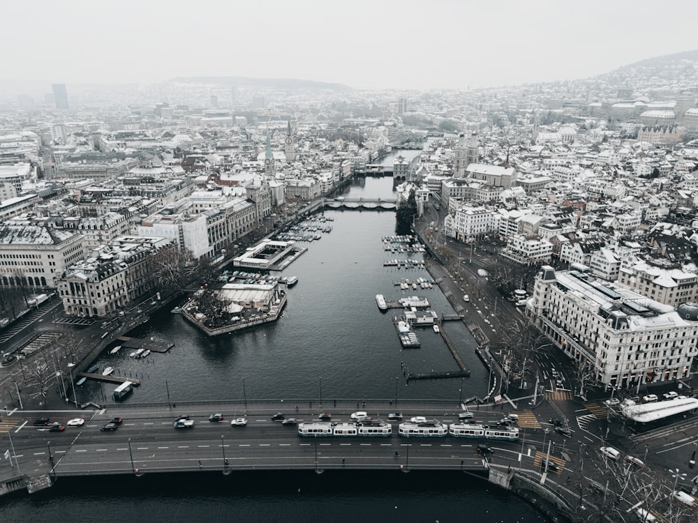 aerial view of city buildings during daytime