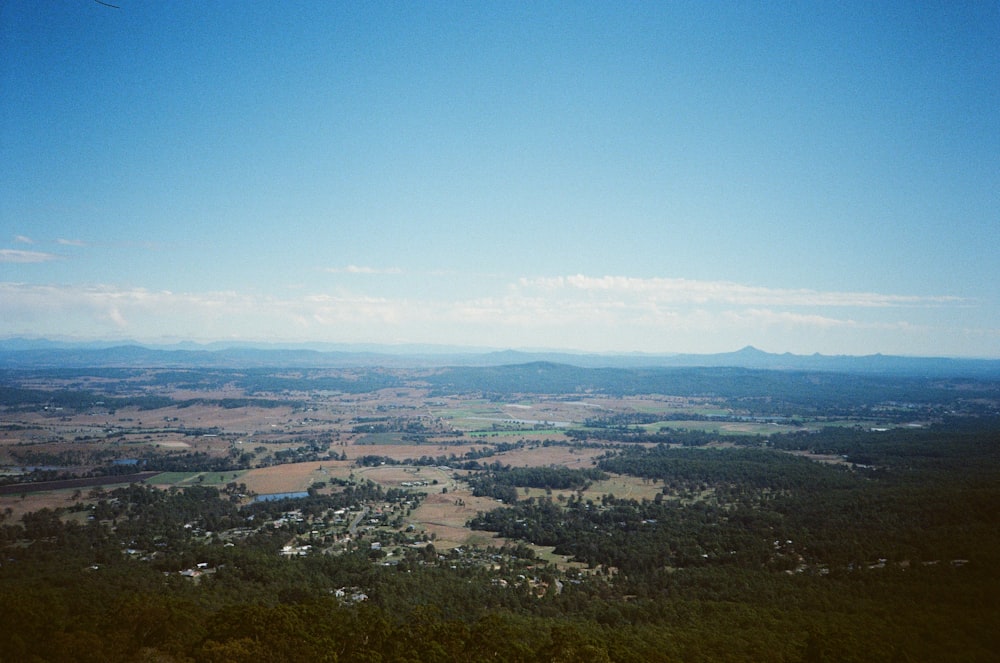 aerial view of green trees and mountains during daytime