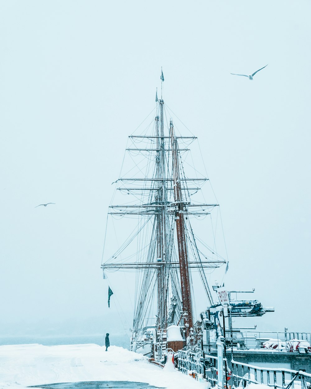 white ship on sea during daytime