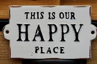 black and white happy birthday signage