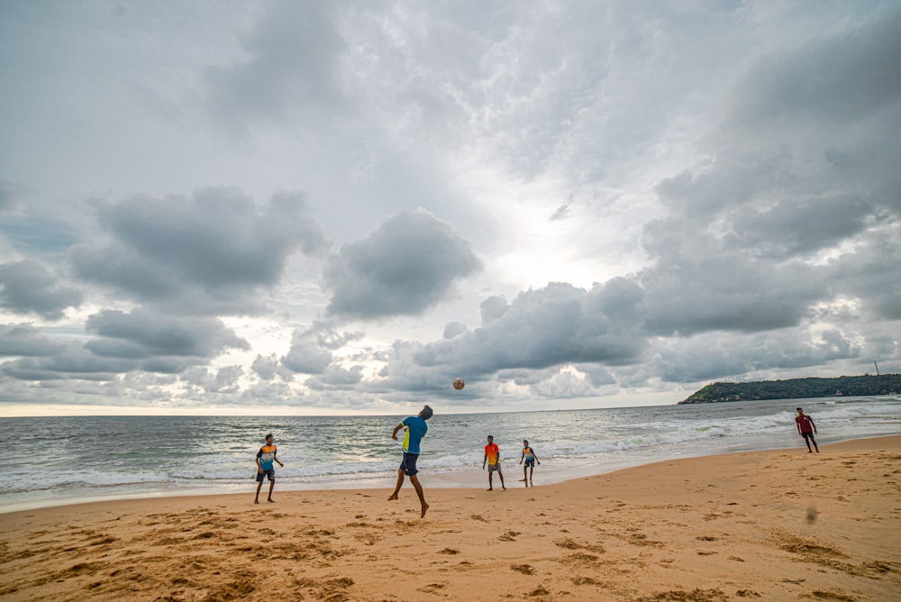 people on beach during daytime