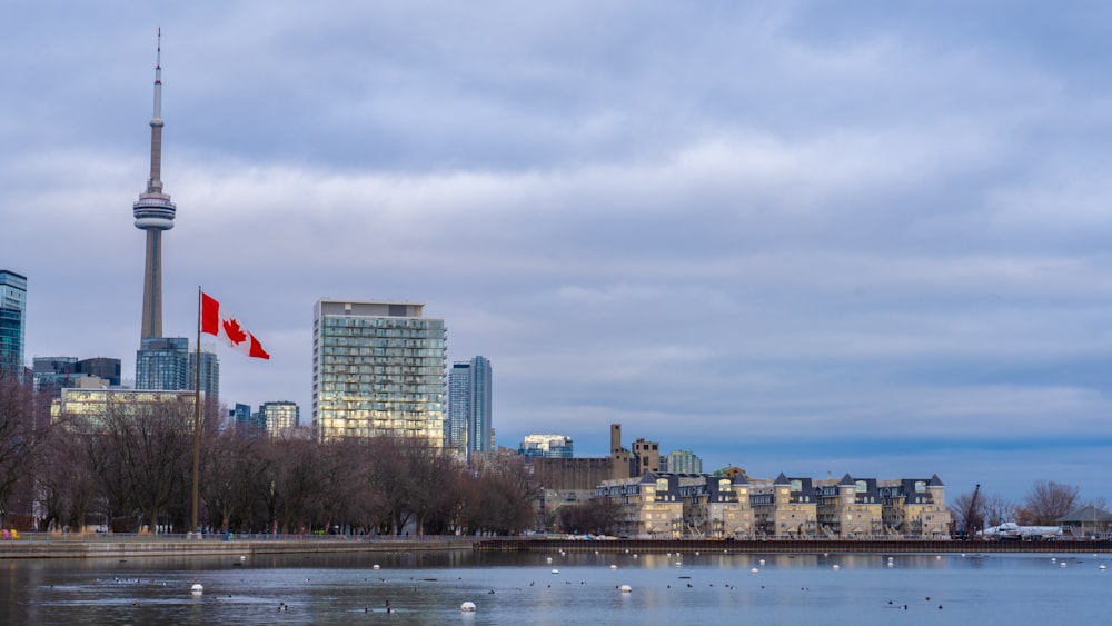 city skyline under cloudy sky during daytime