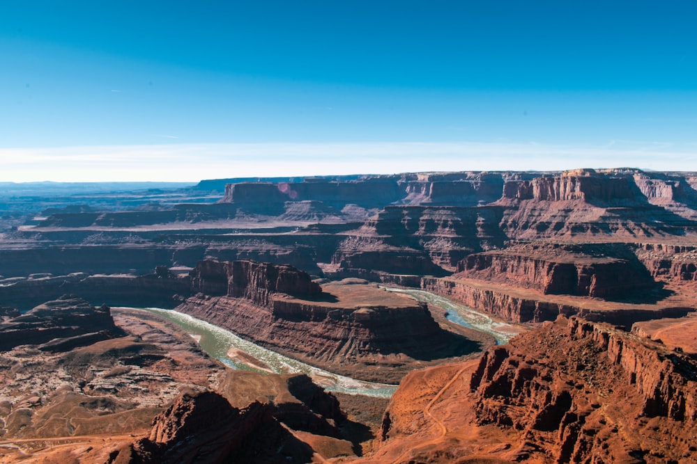 aerial view of brown mountains during daytime