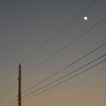 full moon over the sky