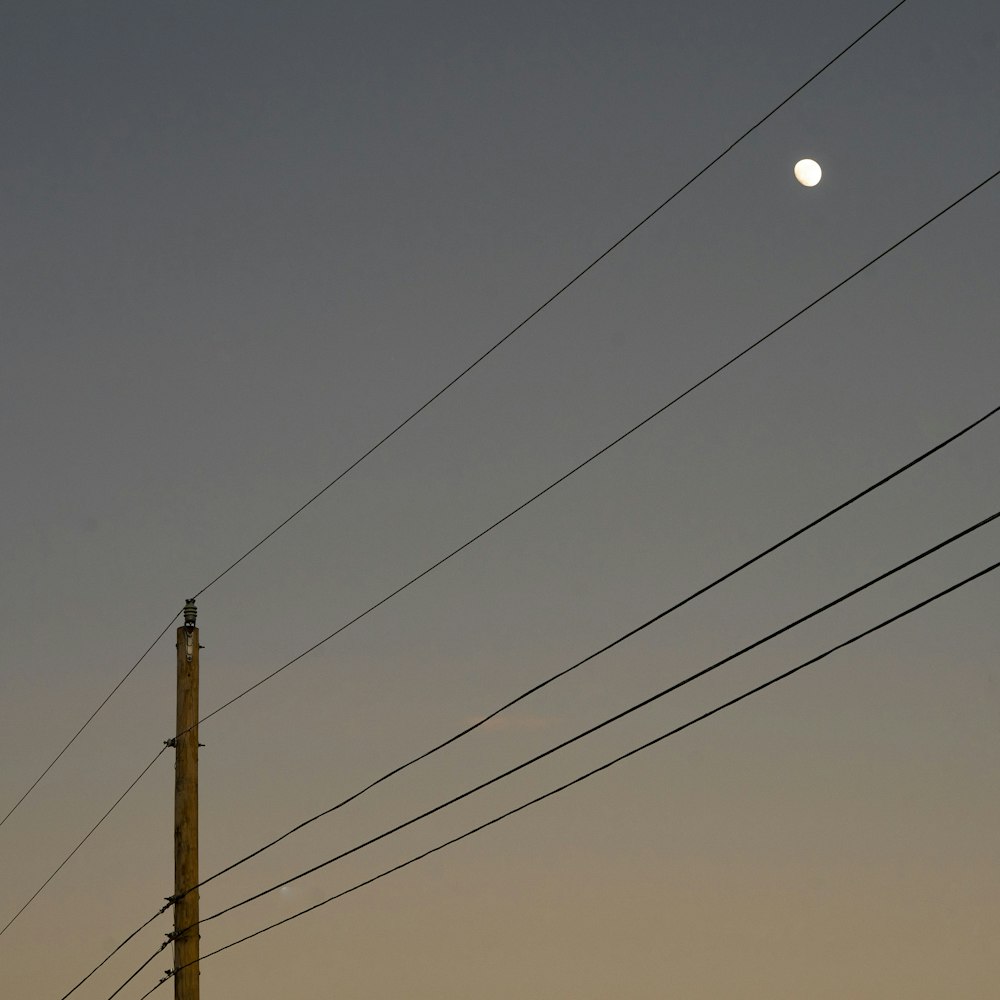 full moon over the sky