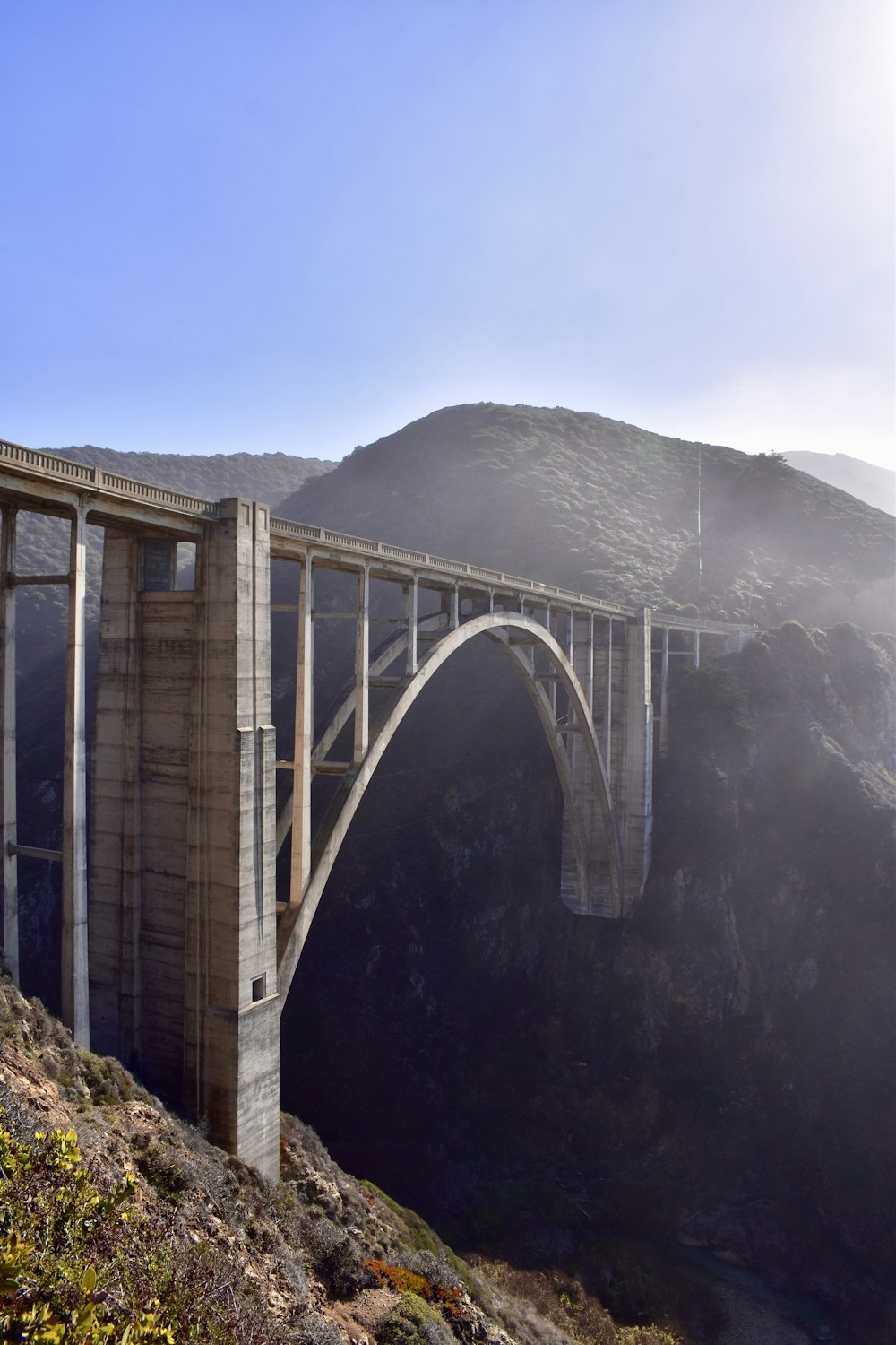 white bridge over the river