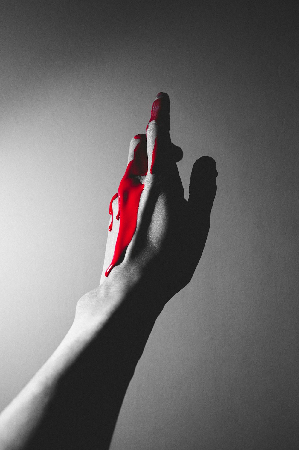 person holding red rose in grayscale photography