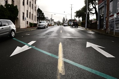 yellow and black pedestrian line