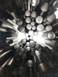 silver and gold round coins