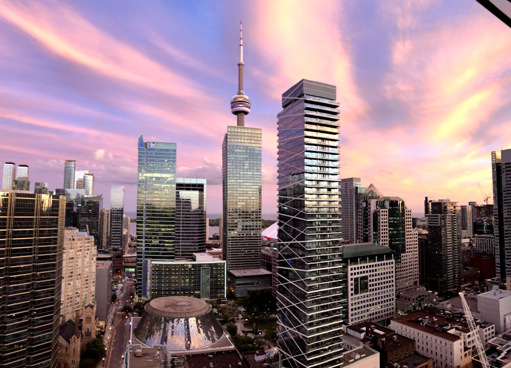 city skyline under blue sky during daytime