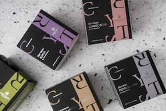 An assortment of herbal products and teas.