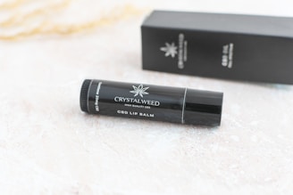 black and white plastic tube