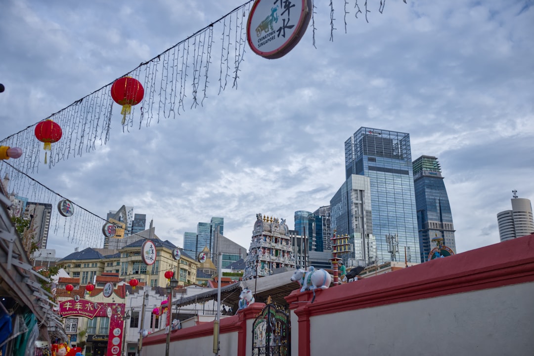 red and white chinese lanterns