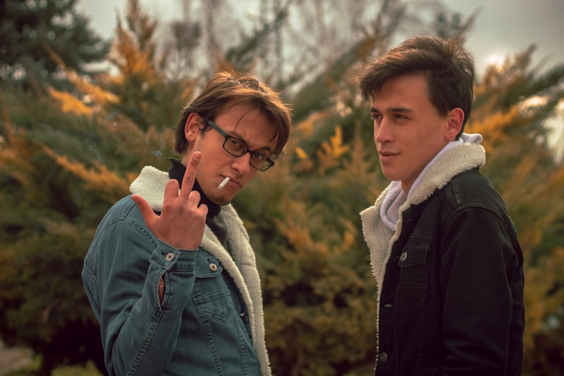 Romantic close embrace