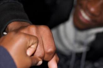 person in black long sleeve shirt